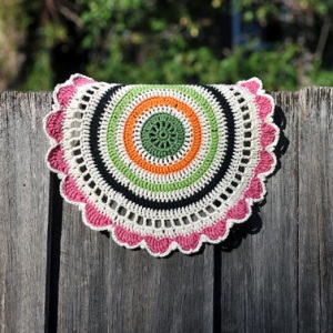 Terrimm made a lovely doily to match the coasters she made recently