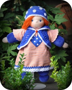 Grietje made a Waldorf-style doll