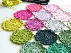Sharon at Annie's Place shared a tutorial for her Maisie Flower - found via The Lazy Hobby Hopper
