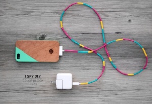 Jenni over at I Spy DIY had a genius idea to make her phone charger more noticeable