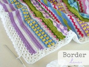 Ana posted the border pattern for the Fantasy Blanket CAL